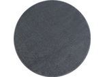 Teppich AYYILDIZ TEPPICHE "ATA" Gr. 9, grau (hellgrau), H:10mm Ø:120cm, Kunstfaser, Teppiche, Teppich, Kurzflor, uni, große Farbauswahl, robust, auch in rechteckig, Läufer