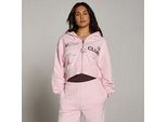 MP Damen Move Club Graphic Leicht Loopback Durchgehender Reißverschluss Hoodie - Blush - L
