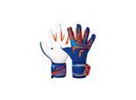 Torwarthandschuhe REUSCH "Attrakt Freegel Advance", Damen, Gr. 10, blau, 32% Latex, 25% Polyester, 5% Polyamid, 3% Lederimitat, Handschuhe, mit Komfort und zuverlässiger Stabilität