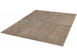 Teppich "Canvas" Gr. 31, braun, B:140cm H:9mm L:200cm, Kunstfaser, WASH+DRY BY KLEEN-TEX, Teppiche, Teppich, rutschhemmend, waschbar, Wohnzimmer