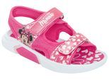 Sandale DISNEY "MINNIE", Mädchen, Gr. 28, fuxia, Textil, Schuhe Sandale