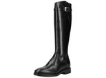 Stiefel NERO GIARDINI "Nero Giardini Stiefel Leder", Damen, Gr. 36, schwarz, Leder, Schuhe Stiefel