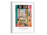 Leinwandbild REINDERS "Matisse - window", bunt (farbe bild(er): bunt), B:50cm H:70cm T:2,2cm, MDF, Bilder, Leinwandbild