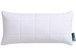 Microfaserkissen FAN "Stützendes Kopfkissen Komfort Plus XXL-Warm, in 40x80 oder 80x80 cm", weiß, B:40cm L:80cm, Bezug: 100% Polyester. Füllung: 100% Polyester, Kopfkissen, Microfaserkissen, flauschig, kuscheliges Kopfkissen