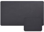 Organizer ZELLER PRESENT "Schreibtischunterlage inklusive Mousepad", schwarz, B:70cm H:0,5cm T:40cm, PVC, Aufbewahrungsboxen, Organizer, Kunstleder, leicht abwischbar