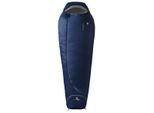 Grüezi Bag - Wolle Zero - Daunenschlafsack Gr bis 185 cm Körpergröße Zip: Reverse-J Blau