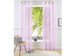 Gardine OTTO HOME "XANA" Gr. 2, rosa (rose), B:145cm H:175cm, Voile, Polyester, Gardinen, Gardine, Bestseller, einfarbig, 1 bzw. 2er Set, pflegeleicht, Bestseller