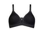 Sport-BH TRIACTION BY TRIUMPH "Triaction Trophy N", Damen, Gr. 85, Cup B, schwarz, Single Jersey, Obermaterial: 53% Polyamid, 24% Baumwolle, 22% Elasthan (LYCRA), 1% Viskose, gemustert, leicht glänzend, unifarben, BHs Sport-BH, atmungsaktiv und hoher Support