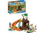 Konstruktions-Spielset PLAYMOBIL "Zoo: Dschungelabenteuer (72071), Animals & Friends", bunt, Spielbausteine, Kinder, Kunststoff, Konstruktions-Spielset, Made in Europe