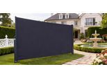 Seitenmarkise KONIFERA "Sitges", schwarz (anthrazit), B:400cm H:160cm, Polyester, Markisen, Seitenmarkise, wetterfest + Privatsphäre + Schutz gegen Wind & Sonne