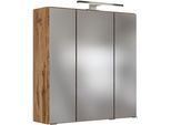 Spiegelschrank Lucca mit LED Eiche B: ca. 60 cm