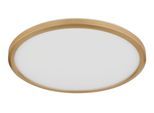 LED-Deckenleuchte Sapana Weiß/Messingfarben max. 18Watt Deckenlampe