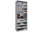 Schuhregal Lona XXL ca.70x183x37cm Grau