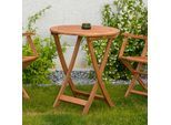 Gartenklapptisch Eukalyptus klappbar ca. 65x75x65cm