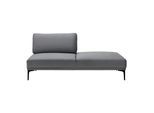 Sofa Tessa Dunkelgrau Samt