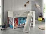 Spielbett Scott Pet Shop ca. 90x200 cm Kiefer Weiß