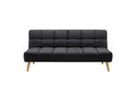 Schlafsofa Alva Schwarz Webstoff