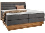 Boxspringbett Marissa in Graphitfarben ca. 160x200cm