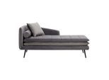 Relaxliege Emilia Grau Samt