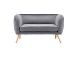 Sofa Bruno Grau Samt