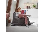 Sitzsack Capri Dunkelgrau Cord