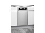 BAUKNECHT Unterbaugeschirrspüler "BK6UB10BS7A0X", Energieeffizienz: B, silber (edelstahl), B:44,8cm H:82cm T:59cm, Geschirrspüler, PowerClean, Unterbaugeschirrspüler
