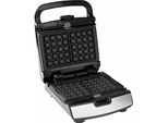 TEFAL 2-in-1-Kombi-Waffeleisen "SW852D Snack Collection", schwarz (edelstahlfarben, schwarz), B:24cm H:12,5cm T:28cm, Waffeleisen, antihaftbeschichte Platten, spülmaschinengeeignet, viele Funktionen, 2-in-1-Kombi-Waffeleisen