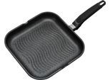 Grillpfanne GSW "Titanium Granit", schwarz, B:28cm H:4,7cm L:28cm Ø:28cm, Pfannen, Grillpfanne, 28x28 cm, Induktion