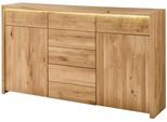 Kombikommode HOME AFFAIRE "Ambroise", braun, T:41cm, Sideboards, Kombikommode, Breite 188cm, inkl. LED-Beleuchtung
