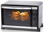 ROMMELSBACHER Minibackofen "Back & Grill Ofen BG 1805/E", silber (edelstahlfarben), B:51,5cm H:36cm T:41,5cm, Minibacköfen, für Backformen bis 31,5 cm Ø, Minibackofen