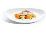 Steakteller LUMINARC "Essteller", weiß, Ø:30cm, Glas, Speiseteller, Steakteller, Teller Set für 6 Personen, weiß, Glas