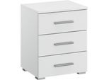 Nachtkommode RAUCH "Base", weiß, B:40cm H:52cm T:40cm, Holzwerkstoff, Sideboards, Nachtkommode, optional in moderner Hochglanz-Front