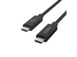 BELKIN USB-Kabel "Connect", schwarz, 200cmcm, Kabel, USB4 USB-C / USB-C, 240W, 20 Gbit/s, USB-Kabel