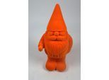 Weihnachtsfigur AM DESIGN "Santa mit samtweichem Flock", orange, B:17cm H:55cm T:12cm, Kunststoff, Dekofiguren, Weihnachtsfigur, aus Kunststoff, Höhe 55 cm, in verschiedenen Farben