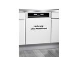 BAUKNECHT teilintegrierbarer Geschirrspüler "OBBC Ecosilent 7540", Energieeffizienz: C, silber (edelstahl), B:59,8cm H:82cm T:55,5cm, Geschirrspüler, teilintegrierbarer Geschirrspüler