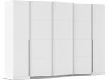 Schwebetürenschrank OTTO HOME "Dreh-/Schwebetürenschrank Kleiderschrank Familie, Agordo", weiß (alpinweiß), B:301cm H:210cm T:62cm, Holzwerkstoff, Schränke, Schwebetürenschrank, B/H/T 301x210X62cm viele Farben verfügbar TOPSELLER Made in GERMANY