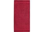Handtuch DYCKHOFF "Planet", rot, B:50cm L:100cm, Walkfrottier, Obermaterial: 100% Baumwolle, Handtücher, Handtuch