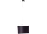 BRILLIANT Pendelleuchte "Esher", schwarz, 1, Ø 38cm H: 120cm, 1 Stk., Leuchten, Hängelampe 38cm schwarz, Pendelleuchte
