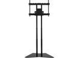 Legamaster Monitorhalterungs-Pylonensystem moTion FCS-12XL, freistehend, für 1 Monitor 55-98″/105 kg, elektrisch höhenverstellbar, Stahl schwarz