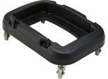 Fahrgestell für Schäfer Shop Select Abfallbehälter mit Volumen 60 l, verkettbar, 4 Lenkrollen, 2 Verbinder, B 480 x T 330 x H 140 mm, schwarz