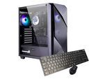 GAMEMAX PC "Striker 7578", schwarz, Microsoft Windows 11 Home (64 Bit), 32 GB RAM 1.000 GB SSD, Desktop-PCs, Windows 11, PC