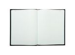 Exacompta Kladde A4 Leineneinband schwarz, kariert, 110 g/m² matt getönt, paginiert, 100 Blatt, kartoniert