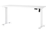 Schreibtisch Profi 2.0, elektrisch höhenverstellbar, B 1600 x T 800 x H 710 - 1190 mm, weiß/weiß