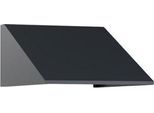 C+P Schrägdachaufsatz, für Spindbreite 400 mm, schwarzgrau