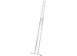 Krause Alu-Sprossenseilzugleiter ROBILO 129840, 2 x 15 Sprossen