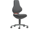 TEXON 2 Arbeitsstuhl Supertec schwarz, besonders robust, mit Auto-Motion Technik und Rollen