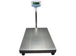 Boden-Kontrollwaage ae ADAM GFK 150Mplus, geeicht, Ablesbarkeit 50 g/Wägebereich bis 150 kg, RS-232, Netz- und Akkubetrieb, Plattform B 300 x T 400 mm