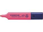 Staedtler Textmarker Textsurfer Classic, Keilspitze, Strichstärke 1-5 mm, mit Drehkappe, Recycling-Kunststoff, Schreibfarbe pink, 1 Stück