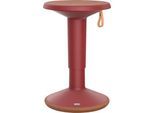 Sitzhocker ECO UPis1, Kunststoff, Ø 330 x H 450–630 mm, weinrot