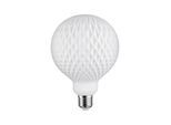 PAULMANN LED-Leuchtmittel "White Lampion V1 G125 400lm 4,3W 3000K 230V", Energieeffizienz: F, weiß, L:17,5cm Ø:12,5cm, Leuchtmittel, LED-Leuchtmittel